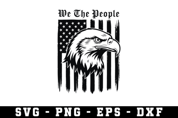 American Flag Usa Svg Cut File Graphics