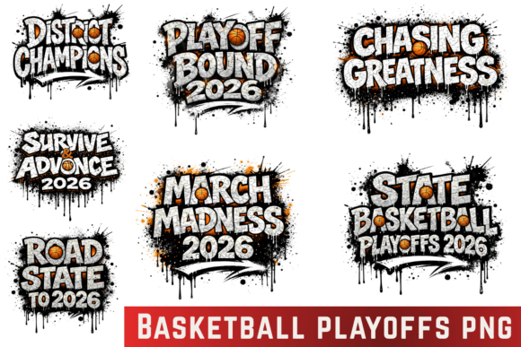 Basketball Playoffs Png Bundle