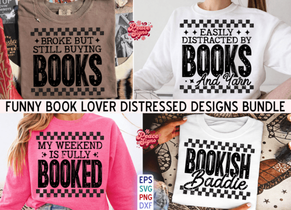 Book SVG Bundle, Funny Bookish Bundle