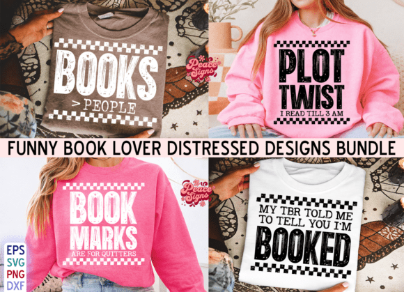 Bookish Graphics for T-Shirt Designs