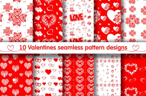 Cute Valentine’s Graphics Bundle for Web Design