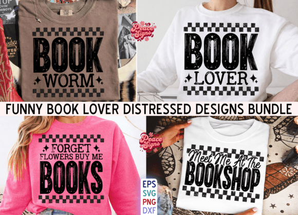 Fun Book SVG Bundle, Creative Graphics for T-Shirt Designs