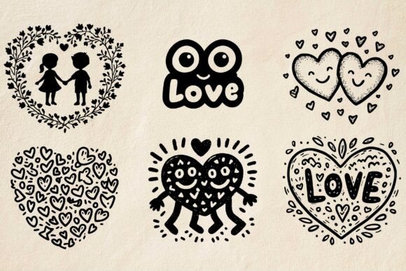 Love Doodles Graphics for Branding and Marketing