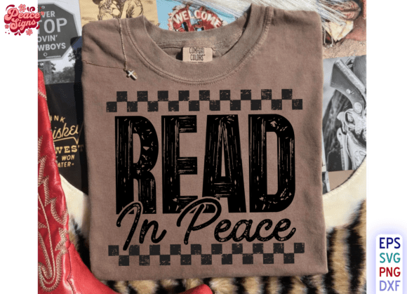 READ in PEACE Graphics for T-Shirt Designs