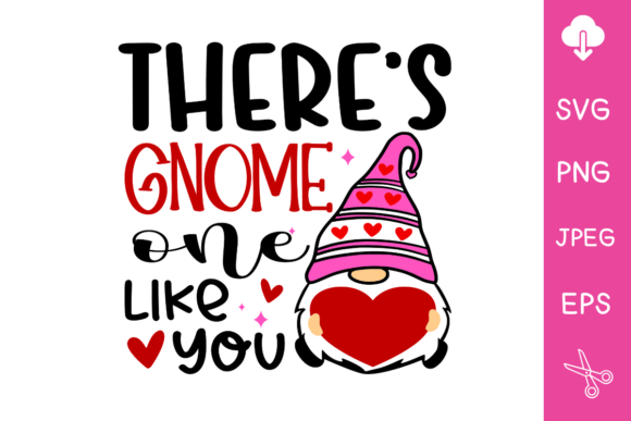 Valentine Gnome SVG Bundle